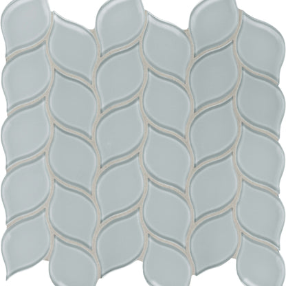 Element in Cloud Petal Mosaic Glass Tile