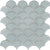 Element in Cloud Scallop Mosaic Glass Tile