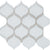 Element in Ice Arabesque Mosaic Glass Tile