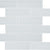 Element in Ice Brick Mosaic 2x6 Glass Tile