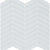 Element in Ice Chevron Mosaic Glass Tile