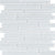 Element in Ice Random Strip Mosaic Glass Tile