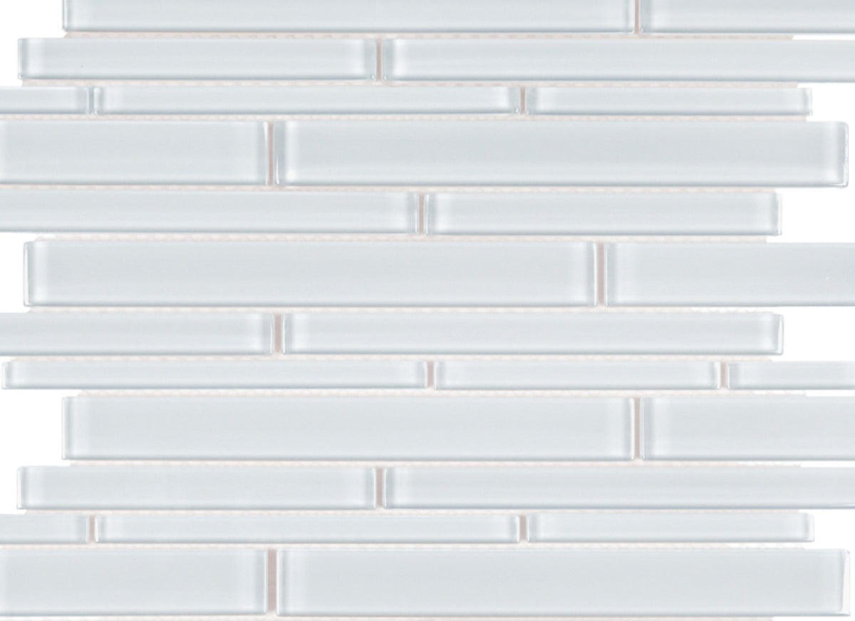 Element in Ice Random Strip Mosaic