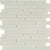 Element in Sand Random Strip Mosaic Glass Tile