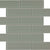 Element in Smoke Brick Mosaic 2x6 Glass Tile