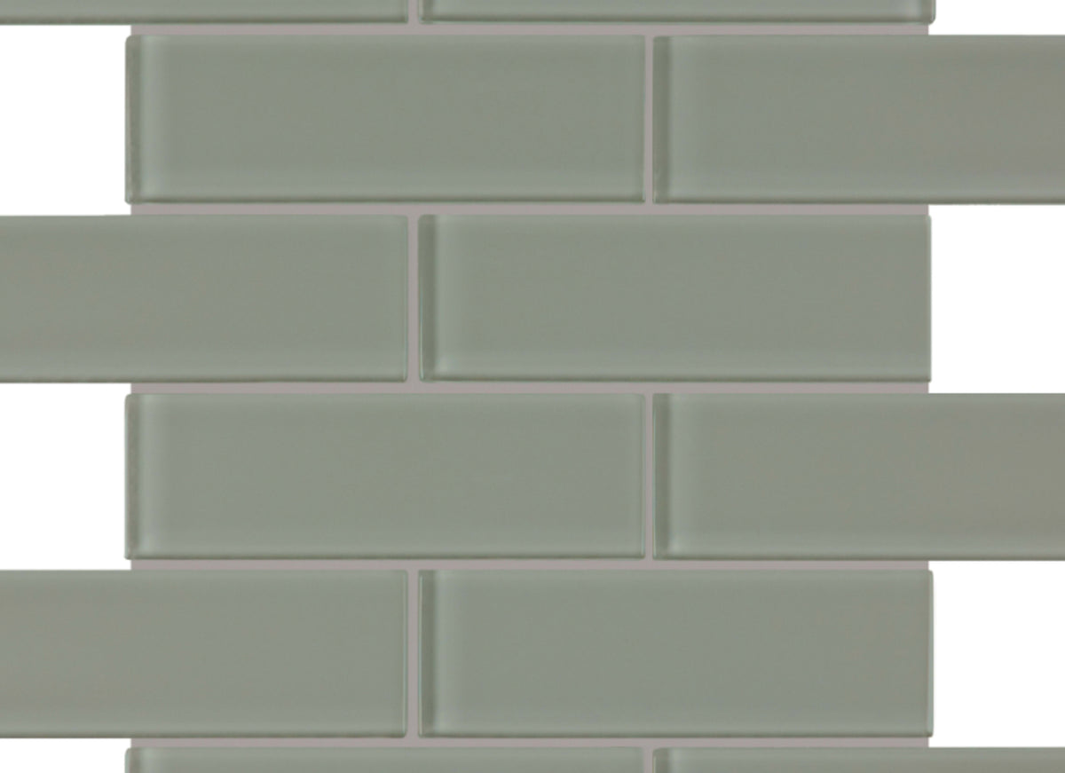Element in Smoke Brick Mosaic 2x6