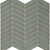 Element in Smoke Chevron Mosaic Glass Tile