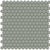 Element in Smoke Penny Round Mosaic Glass Tile
