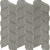 Element in Smoke Petal Mosaic Glass Tile