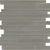 Element in Smoke Random Strip Mosaic Glass Tile