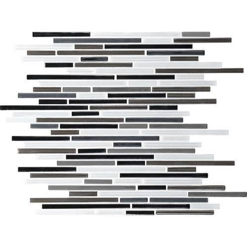 Caprice in Contrast Blend Glass Tile