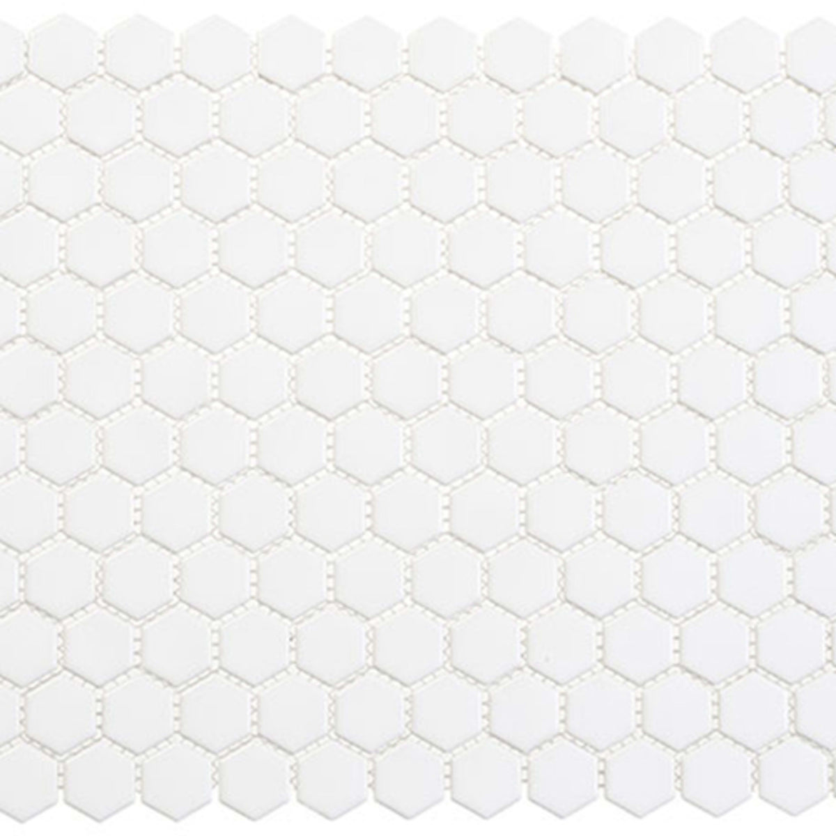 Freedom Avenue Collection - 3/4" Hex in United Dove Glass Tile