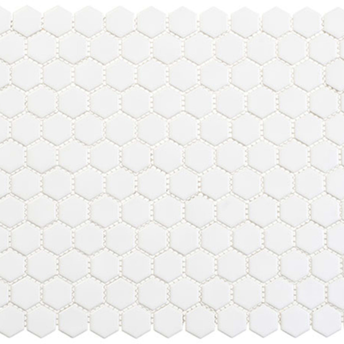 Freedom Avenue Collection - 3/4" Hex in Liberty Pure Glass Tile