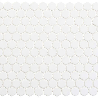 Freedom Avenue Collection - 3/4" Hex in Liberty Pure Glass Tile