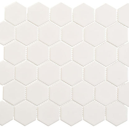Freedom Avenue Collection - 2" Hex in Pillar Shine Glass Tile