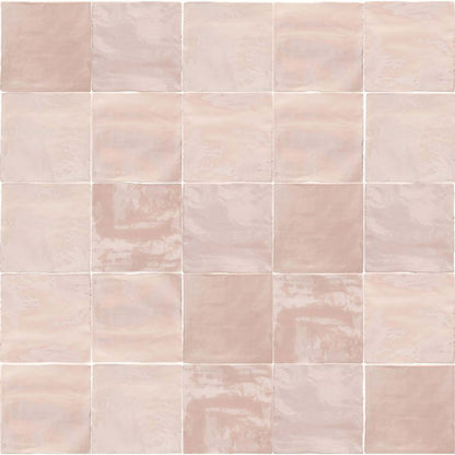 Flash in Blush 5x5 Tile