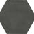 Form in Graphite Hex Tile