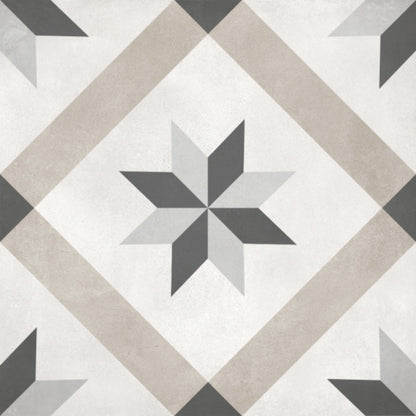 Form in Sand Compass Deco Tile
