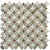 Flower in Ming Green-Red Marble-Thassos White Natural Stone