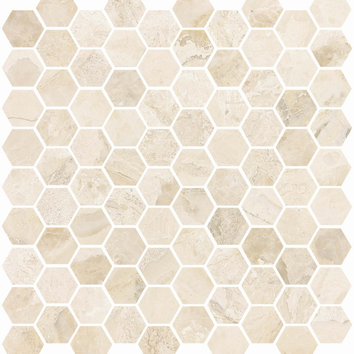 Premier Marble in Giallo Honed M12hex Natural Stone