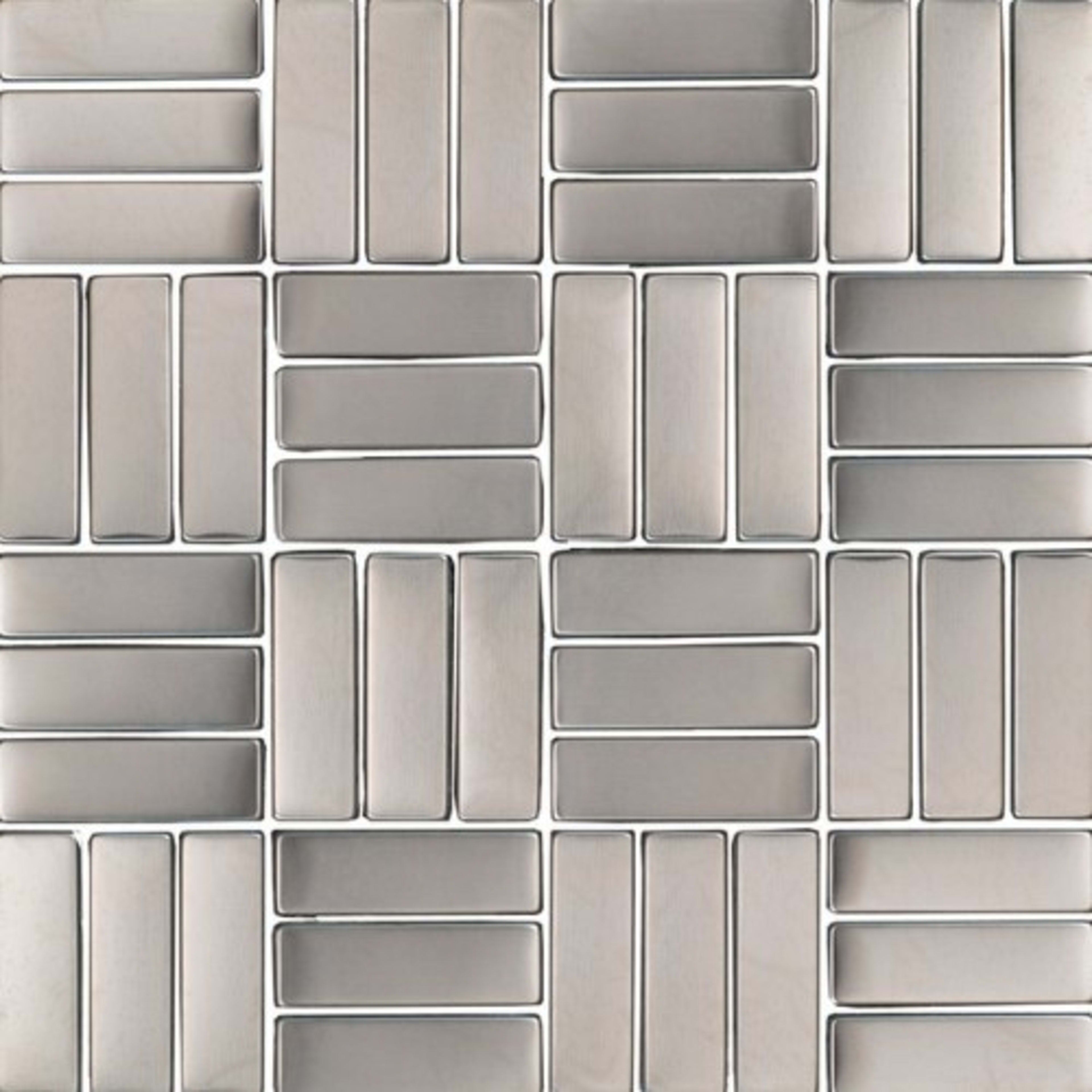 Matrix in Stainless M12par Metal Tile – DesignCo