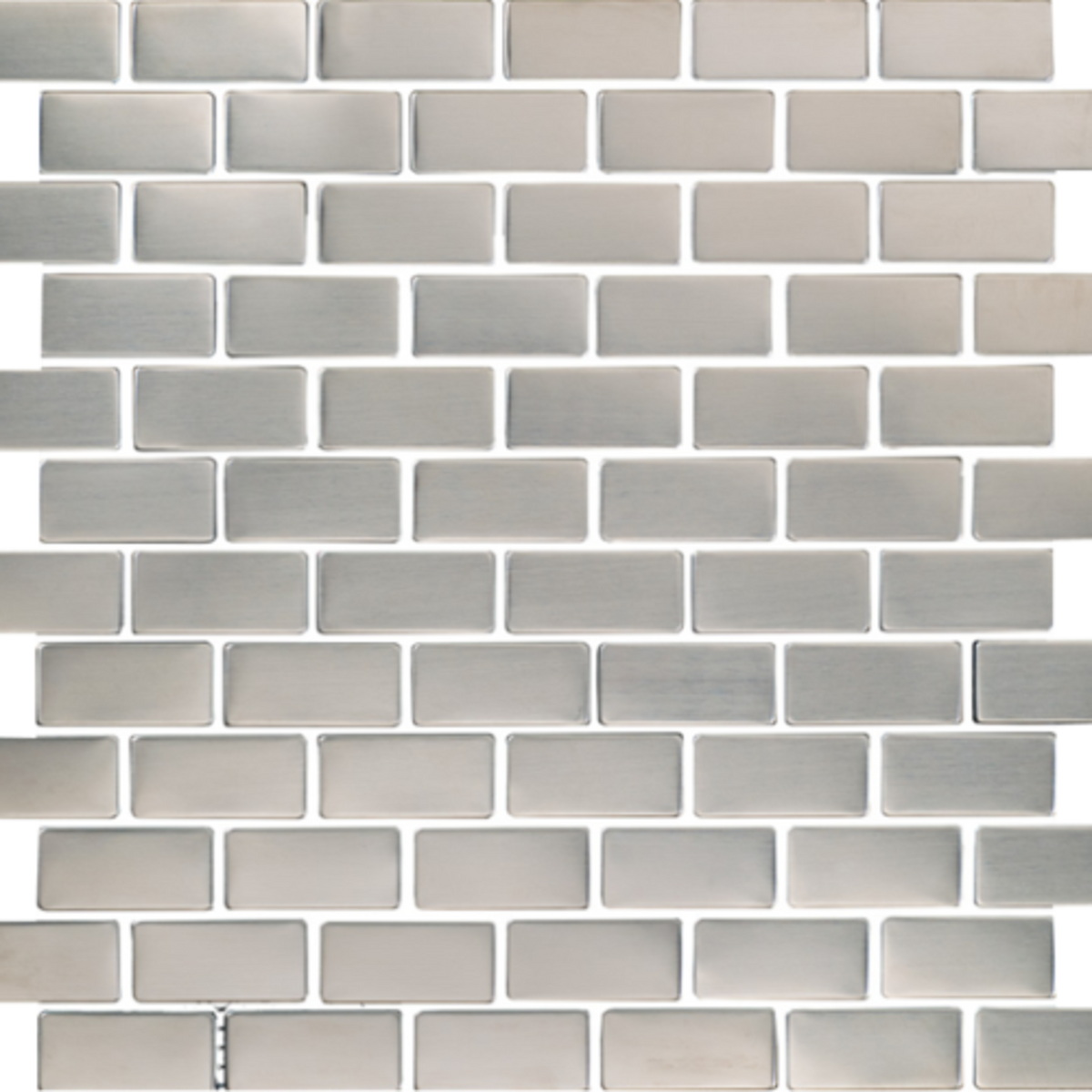 Matrix in Stainless M1x2 Metal Tile