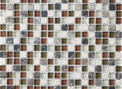 Bliss in Cabernet 12x12 Mosaics
