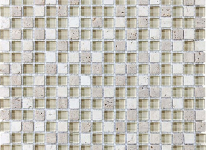 Bliss in Créme Bruleé 12x12 Mosaics
