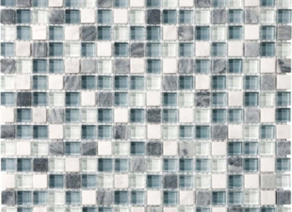 Bliss in Waterfall 12x12 Mosaics