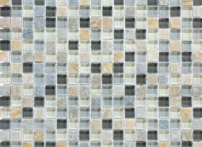 Bliss in Silver Aspen 12x12 Mosaics