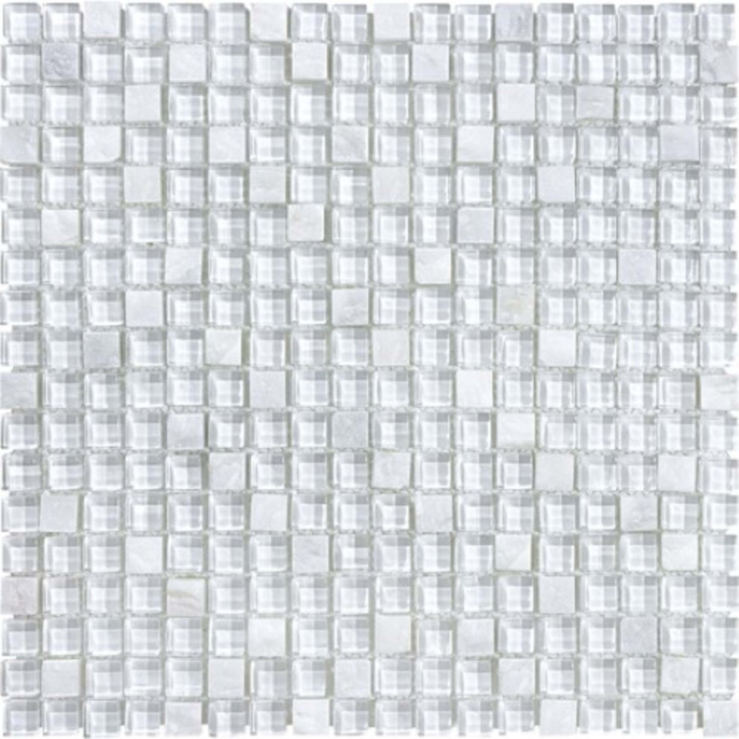 Bliss in Norwegian Ice 12x12 Mosaics Glass Tile