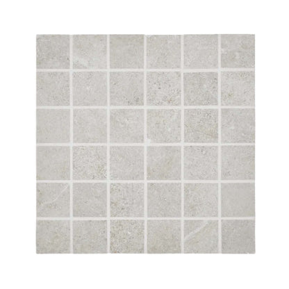 Futura in Silver Mosaic Tile