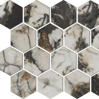 Foyer in Contrast-Hex Tile