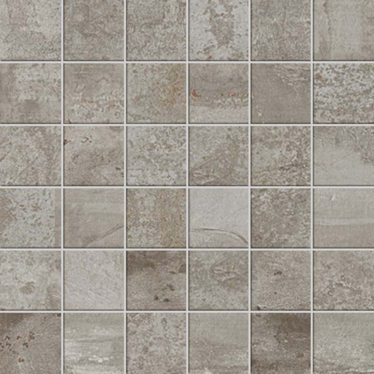 Forge in Aluminum Mosaic Tile