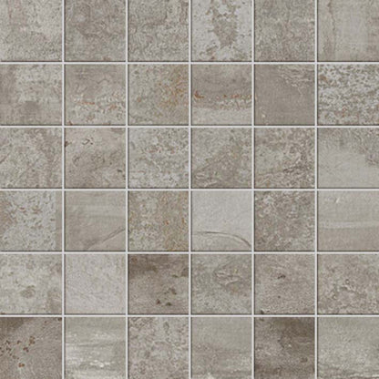 Forge in Aluminum Mosaic Tile