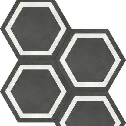 Form in Graphite Tile