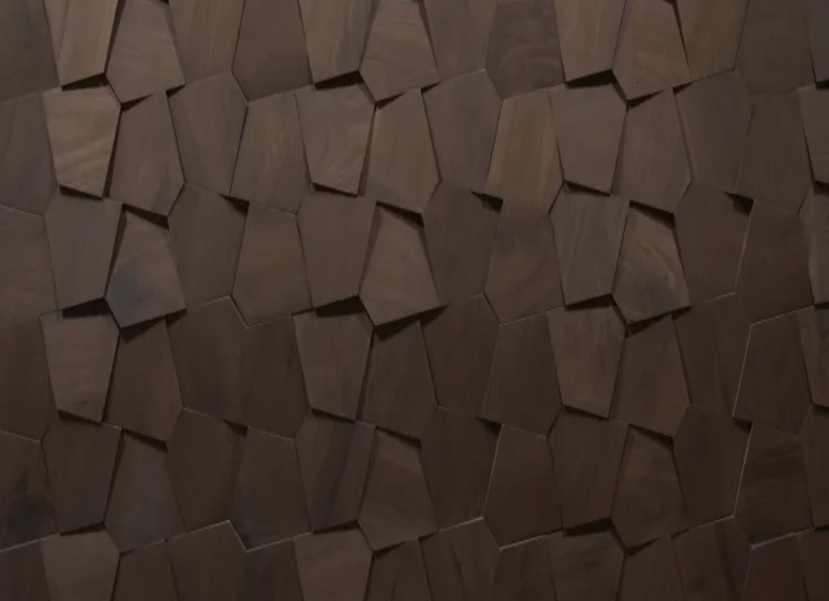 Wall - Motif - Forma in Darkened Walnut