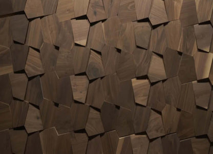 Wall - Motif - Forma in Raw Walnut