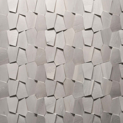 Wall - Motif - Forma in Soft White Hardwood