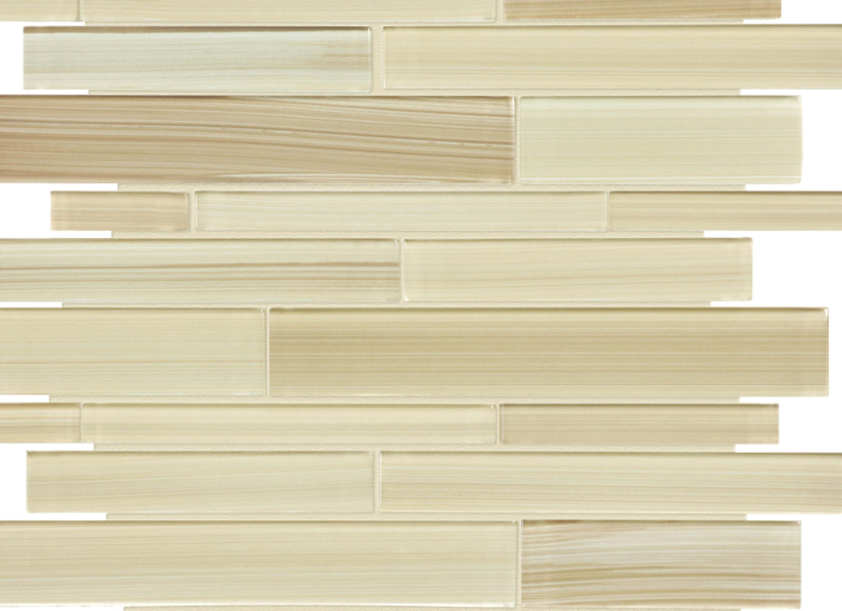 Fusion in Sand Random Strip Mosaic
