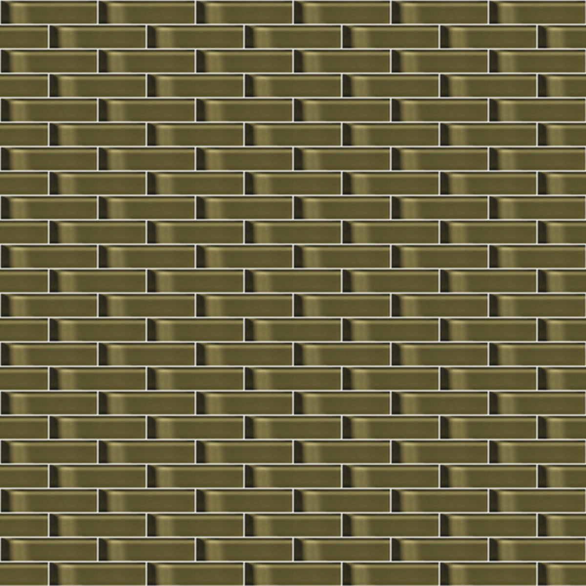 Glass Blox in Deep Sea 1/2"x2" Glass Tile
