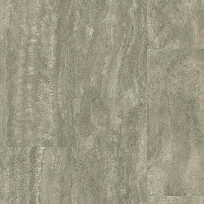 FlexStep Value Plus Vessa Travertine in Carbide Charm 12' Vinyl Sheet Goods