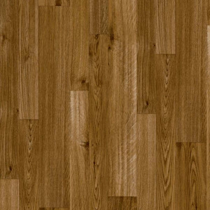 FlexStep Value Plus Oak Creek in Chestnut Brown 12' Vinyl Sheet Goods