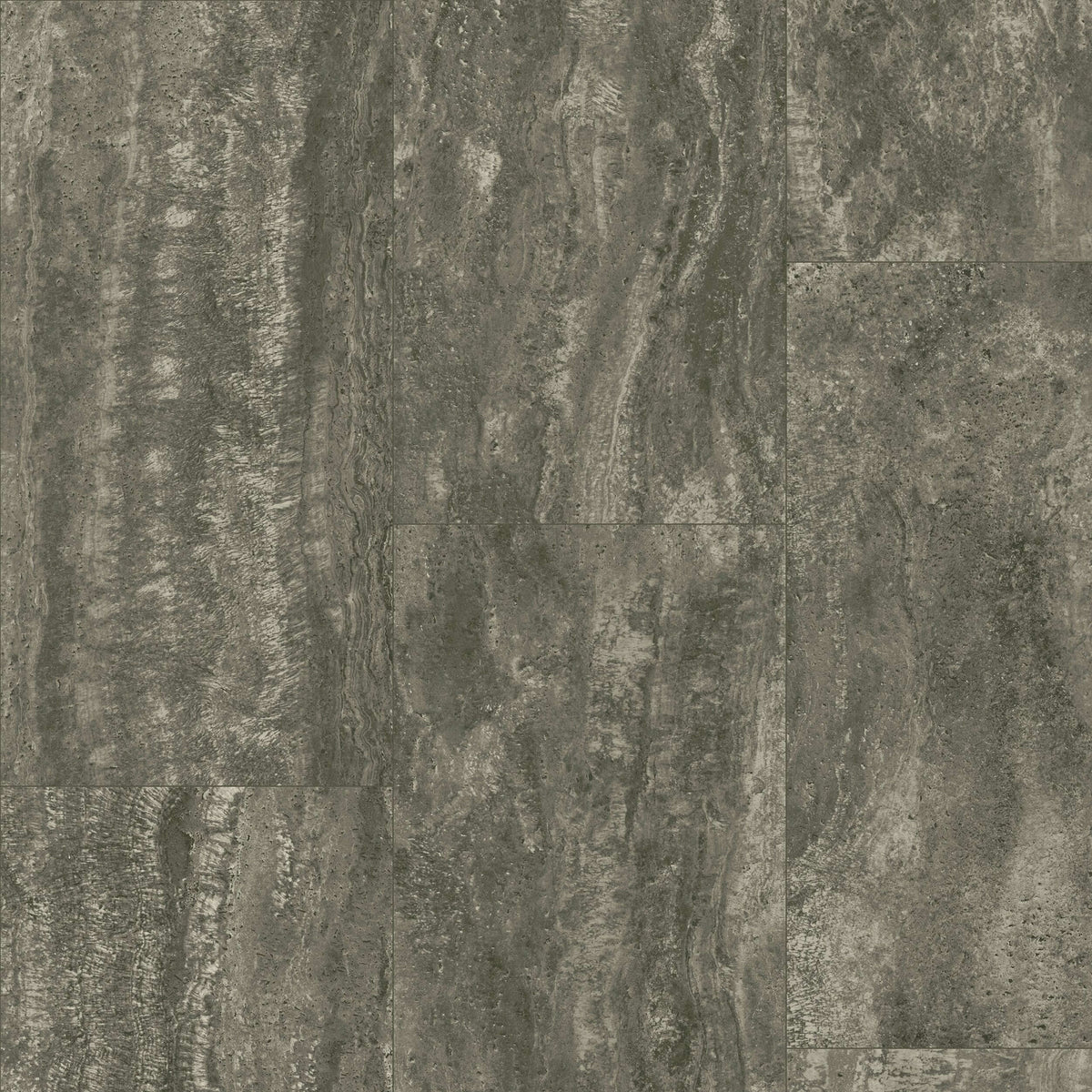 FlexStep Pro Vessa Travertine in Spent Grindstone 12' Vinyl Sheet Goods