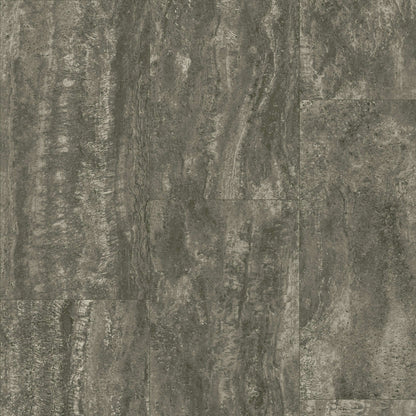 FlexStep Pro Vessa Travertine in Spent Grindstone 12' Vinyl Sheet Goods