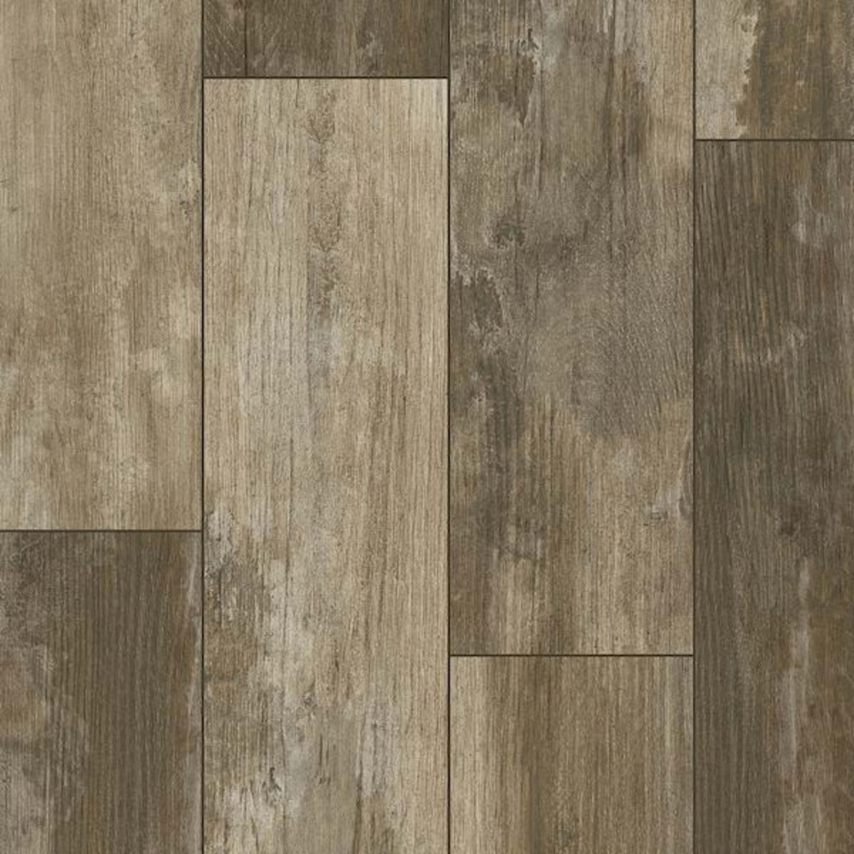 FlexStep Pro Timber Frame in Down Home Brown 12' Vinyl Sheet Goods