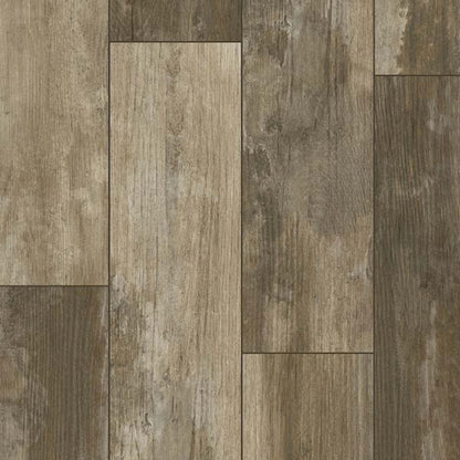FlexStep Pro Timber Frame in Down Home Brown 12' Vinyl Sheet Goods