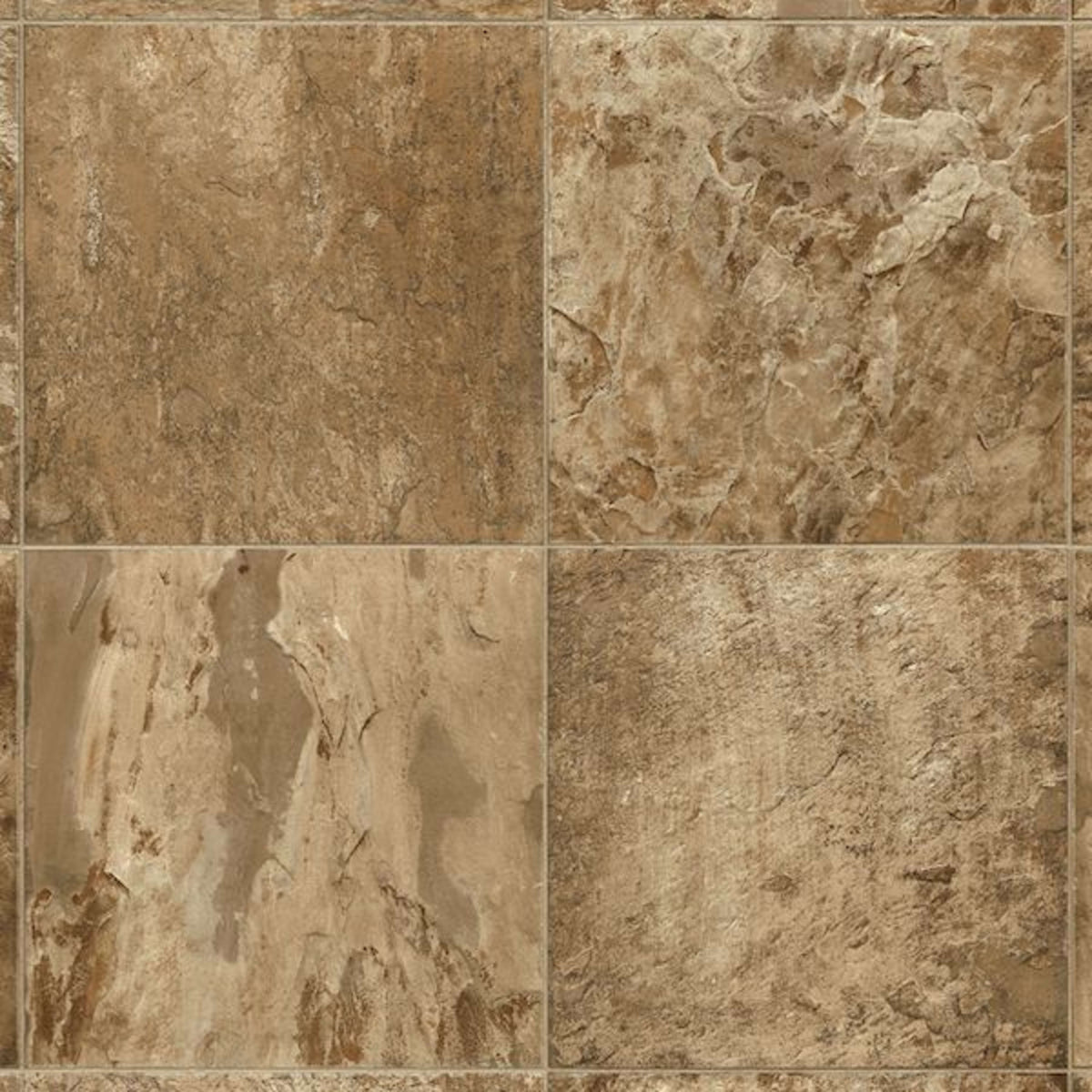 Progressions Saratoga Stone in Antique Bronze 12' Vinyl Sheet Goods