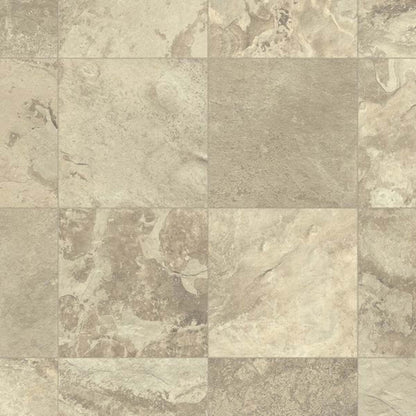 Progressions Evendale Slate in Snow Gold 12' Vinyl Sheet Goods