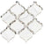 Akoya Pearl in Statuario Glass Tile